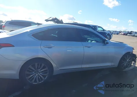 2015 Hyundai Genesis 5.0 из США, поврежденный, VIN KMHGN4JF0FU027593